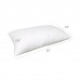 FixtureDisplays® 2 Pack Soft Queen Size Pillows, Vaccum Sealed, Hotel Quality Fluffy Pillows for Back Stomach or Side Sleepers, 29